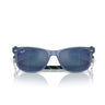 Ray-Ban Okulary Przeciwsłoneczne RJ9052S 714855 Wayfarer Kids Blu-Blu Specchiato Dziecięce