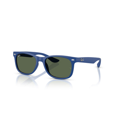 Ray-Ban Okulary Przeciwsłoneczne RJ9052S 717771 Wayfarer Kids Niebiesko/Zielone Ciemne Dziecięce