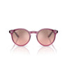 Ray-Ban Occhiali da Sole RJ9064S 71867E Viola Trasparente Rosa Sfumato Bambini 