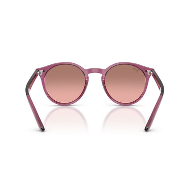 Ray-Ban Occhiali da Sole RJ9064S 71867E Viola Trasparente Rosa Sfumato Bambini 4