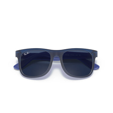 Ray-Ban Okulary Przeciwsłoneczne RJ9069S 706080 Junior Justin Niebieskie/Niebieskie Przezroczyste Dzieci 6