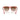 Ray-Ban Occhiali da Sole RJ9069S 7225S0 Junior Justin Rosso Trasparente Marrone Specchiato Bambini 4