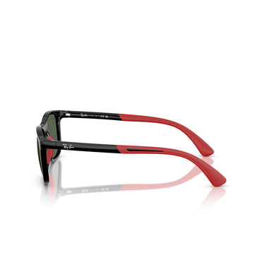 Ray-Ban Okulary Przeciwsłoneczne RJ9084S 713171 Czarny/Ciemny Zielony Dziecięce