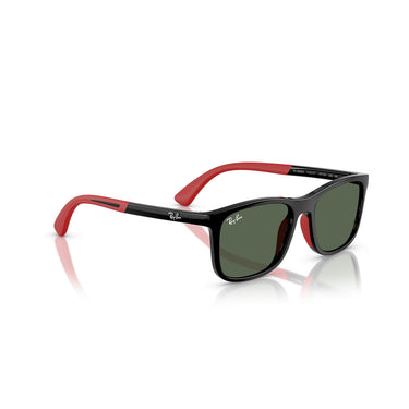 Ray-Ban Okulary Przeciwsłoneczne RJ9084S 713171 Czarny/Ciemny Zielony Dziecięce