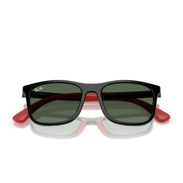 Ray-Ban Okulary Przeciwsłoneczne RJ9084S 713171 Czarny/Ciemny Zielony Dziecięce