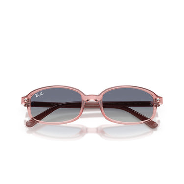 Ray-Ban Occhiali da Sole RJ9132S 72014L Mini Sam Rosa Trasparente/Blu Sfumato Grigio Bambini 5