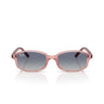 Ray-Ban Occhiali da Sole RJ9132S 72014L Mini Sam Rosa Trasparente/Blu Sfumato Grigio Bambini