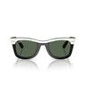 Ray-Ban Occhiali da Sole RJ9140S 721171 Bianco Nero Verde Scuro Bambini 