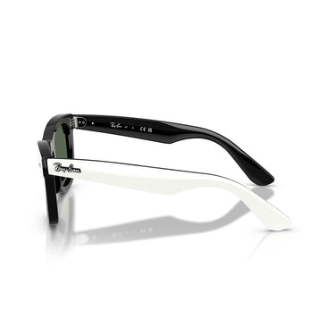 Ray-Ban Occhiali da Sole RJ9140S 721171 Bianco Nero Verde Scuro Bambini  3