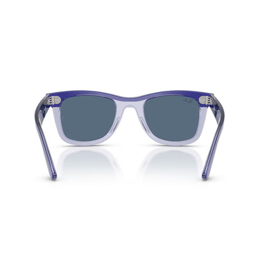 Ray-Ban Occhiali da Sole RJ9140S 721280 Blu Trasparente Blu Scuro Bambini 4