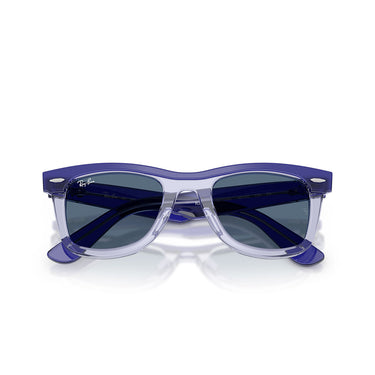 Ray-Ban Occhiali da Sole RJ9140S 721280 Blu Trasparente Blu Scuro Bambini 5