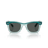 Ray-Ban Occhiali da Sole RJ9140S 721387 Verde Trasparente Grigio Scuro Bambini 