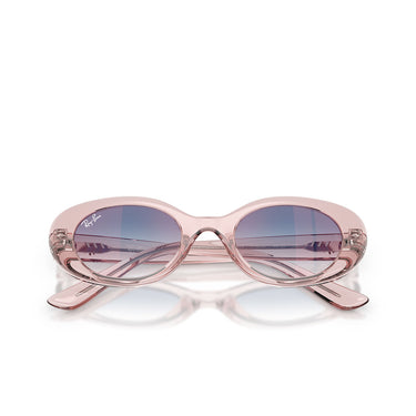 Ray-Ban Occhiali da Sole RJ9141S 7218U0 Rosa Trasparente Trasparente Blu Bambini 5