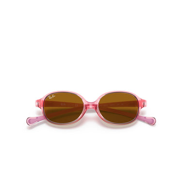 Ray-Ban Okulary Przeciwsłoneczne RJ9187S 7080/3 Czerwono-Brązowe Dzieci 6