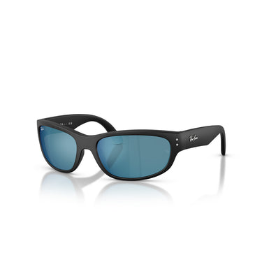 Ray-Ban Okulary Przeciwsłoneczne RJ9189S 100S55 Mini Balorama Czarny Matowy Niebieski Lustrzany Dzieci 2