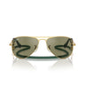 Ray-Ban Okulary Przeciwsłoneczne RJ9506S 223/6R Junior Aviator Złoto/Zielony Dziecięce