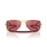 Ray-Ban Okulary Przeciwsłoneczne RJ9506S 223/B5 Junior Aviator Złoto/Czerwony Dziecięce