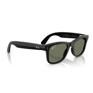 Ray-Ban Occhiali da Sole RW4011 601/9A Meta Wayfarer Gen 3 Nero Lucido/Verde Unisex Polarizzati