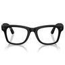 Ray-Ban Occhiali da Sole RW4011 601S1M Meta Wayfarer Gen 3 Nero Opaco/Trasparente Verde Unisex Fotocromatici