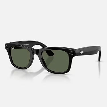 Ray-Ban Okulary Przeciwsłoneczne RW4012 601/71 Meta Wayfarer (Gen 2) Czarny Błyszczący/Zielony G-15 Unisex 1