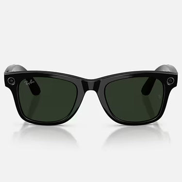 Ray-Ban Okulary Przeciwsłoneczne RW4012 601/1M Meta Wayfarer (Gen 2) Czarny/Przezroczysty Zielony Grafit Unisex Fotocchromatyczne 2