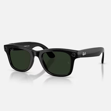Ray-Ban Okulary Przeciwsłoneczne RW4012 601/1M Meta Wayfarer (Gen 2) Czarny/Przezroczysty Zielony Grafit Unisex Fotocchromatyczne 3