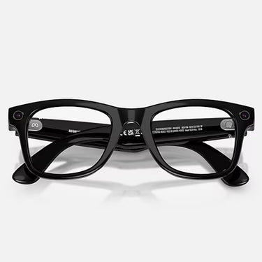 Ray-Ban Okulary Przeciwsłoneczne RW4012 601/1M Meta Wayfarer (Gen 2) Czarny/Przezroczysty Zielony Grafit Unisex Fotocchromatyczne 7