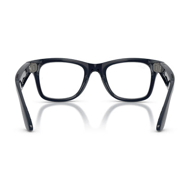 Ray-Ban Occhiali da Sole RW4012 6628MF Meta Wayfarer (Gen 2) Blu Cosmico Trasparente Zaffiro Unisex Fotocromatici 6