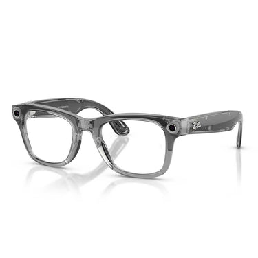 Ray-Ban Occhiali da Sole RW4012 6840MF Meta Wayfarer (Gen 2) Grigio Trasparente/Trasparente Zaffiro Unisex Fotocromatici 1