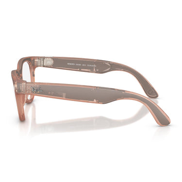 Ray-Ban Okulary Przeciwsłoneczne RW4013 68901Z Headliner (Gen 2) Matowy Brzoskwiniowy/Przezroczysty Szary Unisex Fototropowe