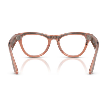 Ray-Ban Occhiali da Sole RW4014 6778M4 Skyler (Gen 2) Pesca Trasparente Marrone Unisex Fotocromatici  6