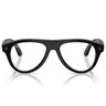 Ray-Ban Occhiali da Sole RW4016 601/1M Meta Aviator Gen 3 Nero Lucido/Trasparente Verde Unisex Fotocromatici