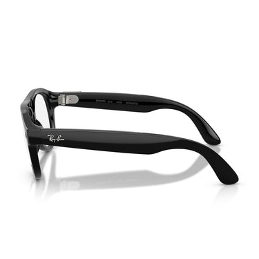 Ray-Ban Okulary Przeciwsłoneczne RW4016 601/1M Meta Aviator Gen 3 Czarny Połysk/Przezroczysty Zielony Unisex Fotochromowe