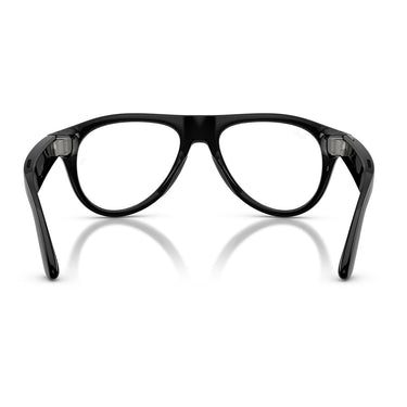 Ray-Ban Okulary Przeciwsłoneczne RW4016 601/1M Meta Aviator Gen 3 Czarny Połysk/Przezroczysty Zielony Unisex Fotochromowe