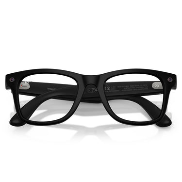 Ray-Ban okulary korekcyjne RW4011 601SSB Meta Wayfarer Gen 3 czarne matowe/przezroczyste z filtrem światła niebieskiego, unisex