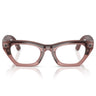 Ray-Ban Occhiali da Vista RW4015V 8553 Meta Zena Rosa Latte/Trasparente Unisex