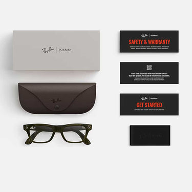 Ray-Ban Occhiali da Vista RW7001 8530 Meta Blayzer Optics Verde Oliva Trasparente Unisex 0
