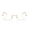 Ray-Ban Occhiali da Vista RX3767V 2500 Oro Arista Trasparente Unisex 