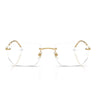 Ray-Ban Occhiali da Vista RX3768V 2500 Oro Arista Trasparente Unisex 