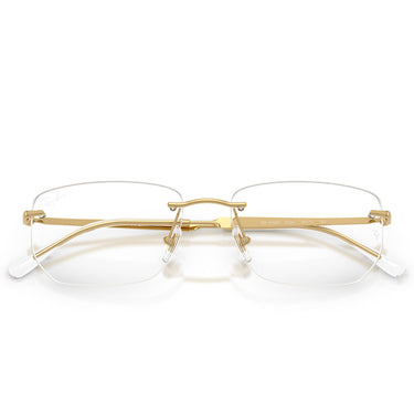 Ray-Ban Occhiali da Vista RX3768V 2500 Oro Arista Trasparente Unisex 5
