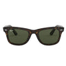 Ray-Ban Sonnenbrille RB2140 902 Wayfarer Classic Original Havana-Grün G-15 Unisex