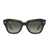 Ray-Ban Sonnenbrille RB2186 901/71 State Street Schwarz/Grau Verlauf Unisex