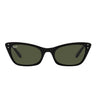 Ray-Ban Gafas de Sol RB2299 901/31 Lady Burbank Negro/Verde Unisex