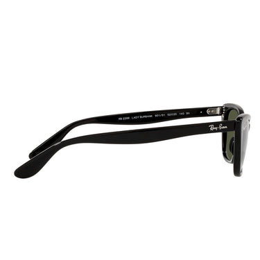 Ray-Ban Gafas de Sol RB2299 901/31 Lady Burbank Negro/Verde Unisex 7