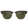 Ray-Ban Sonnenbrille RB3016 W0365 Clubmaster Schwarz/Grün G-15 Unisex