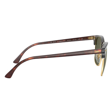 Ray-Ban Sonnenbrille RB3016 W0366 Clubmaster Schildpatt/Grün G-15 Unisex 7