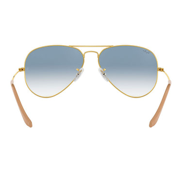 Ray-Ban Okulary Przeciwsłoneczne RB3025 001/3F Aviator Gradient Złoto/Niebieski Unisex 5