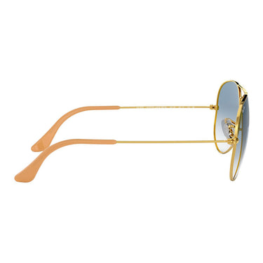 Ray-Ban Okulary Przeciwsłoneczne RB3025 001/3F Aviator Gradient Złoto/Niebieski Unisex 7