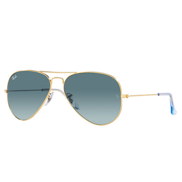Ray-Ban Okulary Przeciwsłoneczne RB3025 001/3M Aviator Złoto/Niebieski Gradient Unisex 2