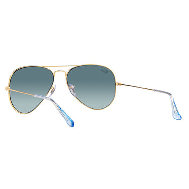 Ray-Ban Okulary Przeciwsłoneczne RB3025 001/3M Aviator Złoto/Niebieski Gradient Unisex 4
